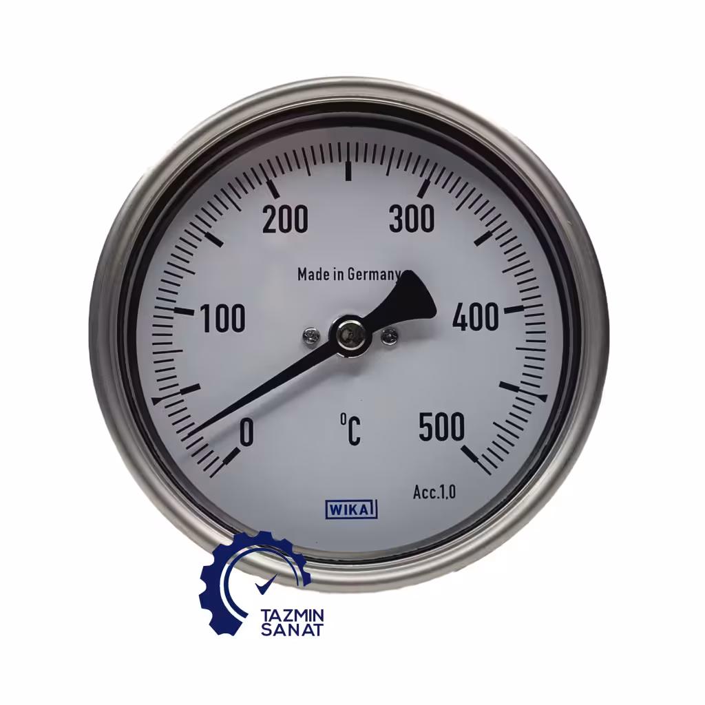 ترمومتر تاشو صفحه 10 سانت دنباله 40 سانت 500 ویکا WIKA