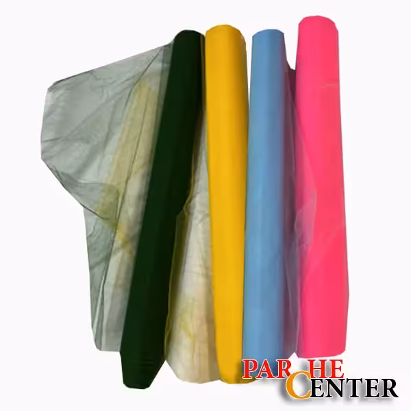پارچه تور تزئینی رنگی عرض 80 سانتی متر