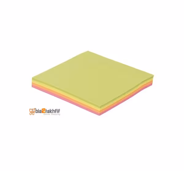 کاغذ یادداشت چسب دار بسته 100 عددی