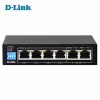 سوئیچ شبکه 4 پورت POE گیگابیت دی لینک مدل D-Link DGS-F1006P-E