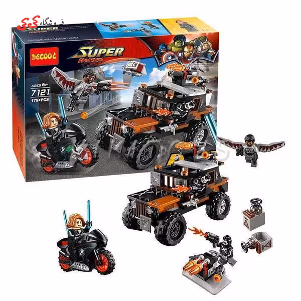 لگو دزدی مسلحانه جمجمعه دکول decool 7121