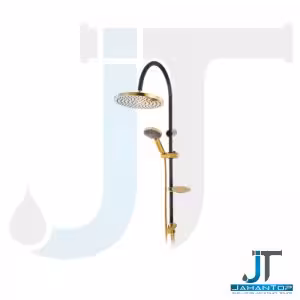 علم یونیکا دوکاره مشکی طلایی آریانا (مدل رویال)