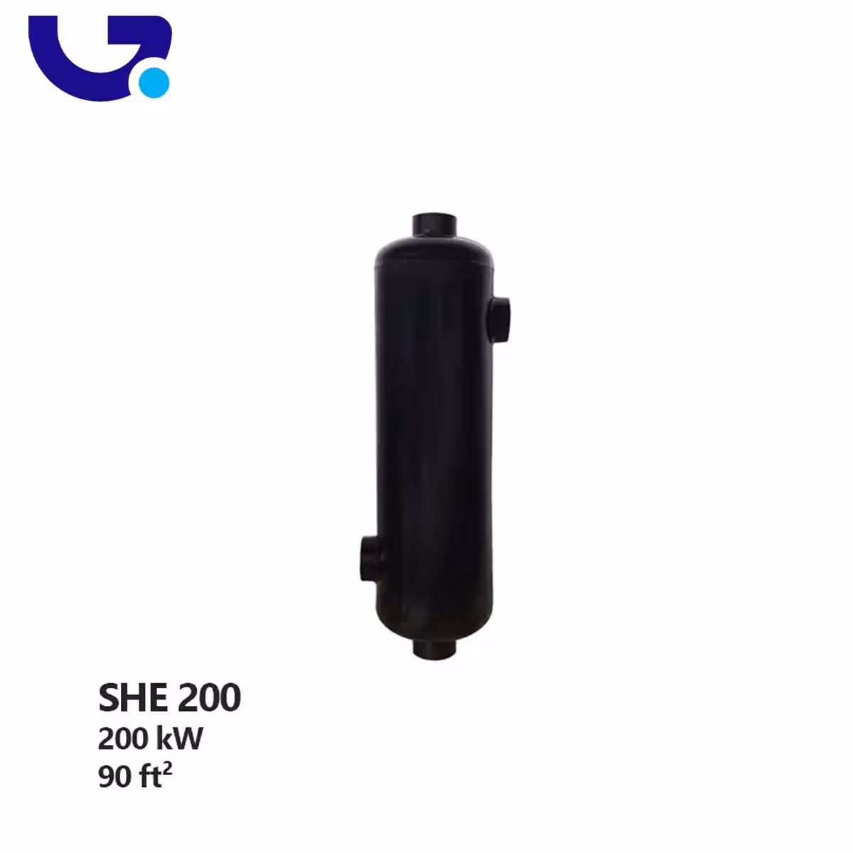 مبدل حرارتی پوسته و لوله کالمو مدل SHE 200