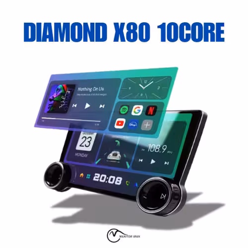 مانیتور کولئوس برند دایموند مدل X80 رم 4 حافظه داخلی 64 با قاب