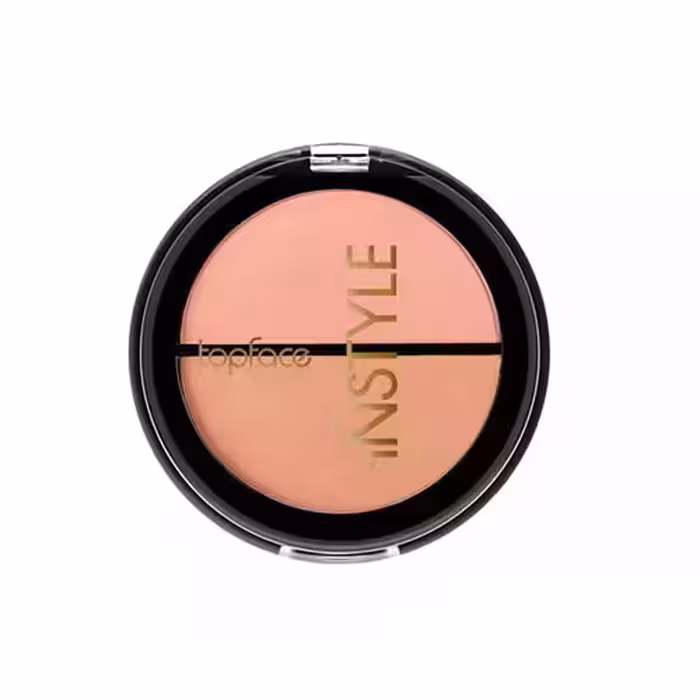 رژگونه تاپ فیس 353 دو رنگ تویین بلوش شماره 004