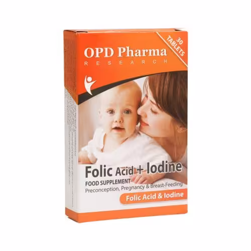 قرص ید و فولیک اسید او پی دی فارما 30 عدد