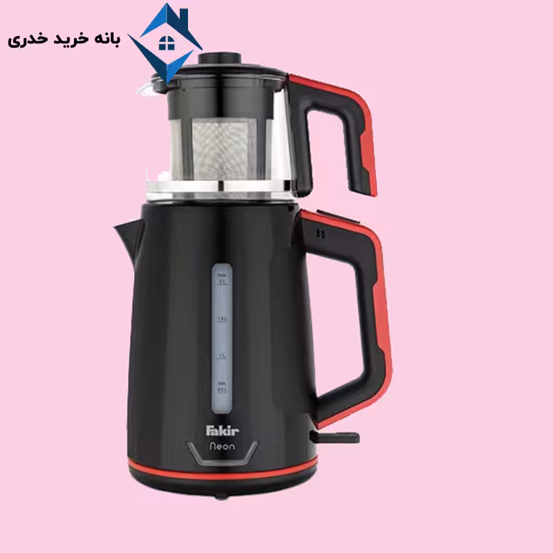 چایی ساز فکر مدل NEON black-red