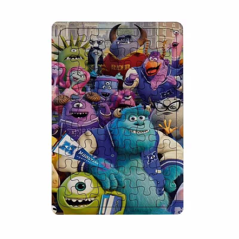 خرید و قیمت پازل چوبی 54 تکه طرح کارخانه هیولا کد 9247