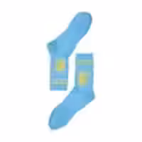 جوراب نیم ساق اسپرت ایسی کلاب مدل WAY UP-900 آبی روشن