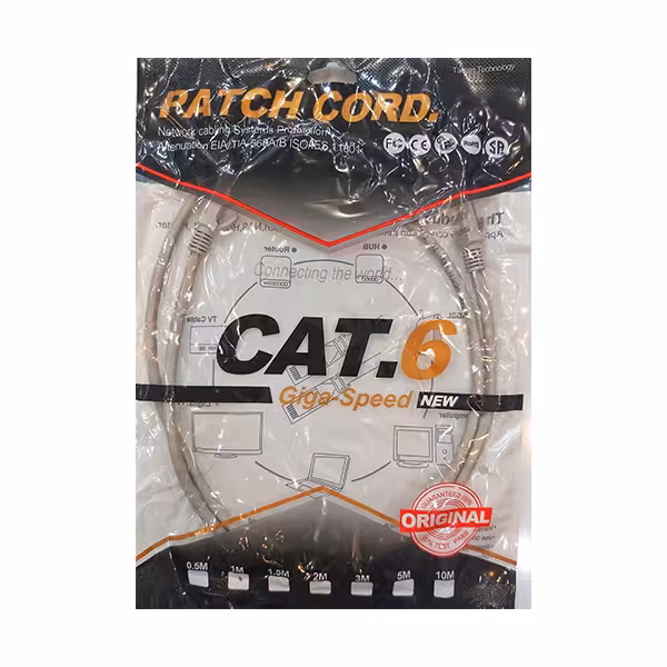 کابل شبکه PATCH cord cat6 -1m
