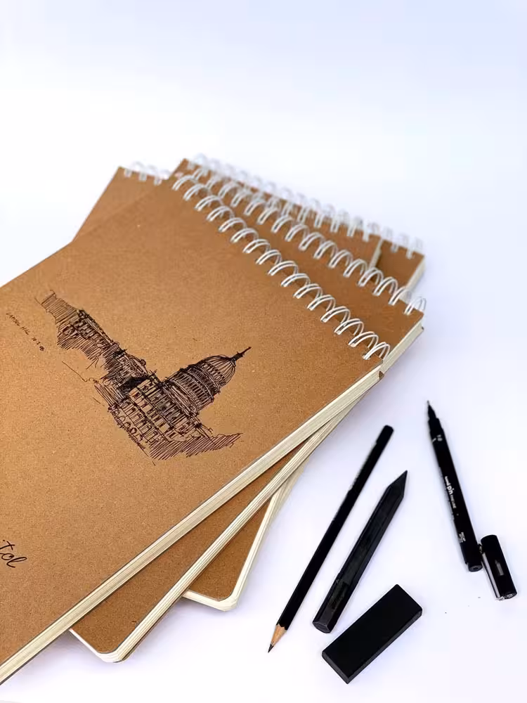 دفتر طراحی پیل اسکیس PILL sketches A4