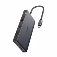 هاب 5 پورت ANKER USB-C مدل A8373 - مشکی
