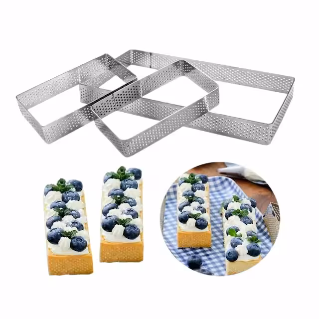 رینگ تارت مستطیل 18 در 6 در ارتفاع 3 سانت