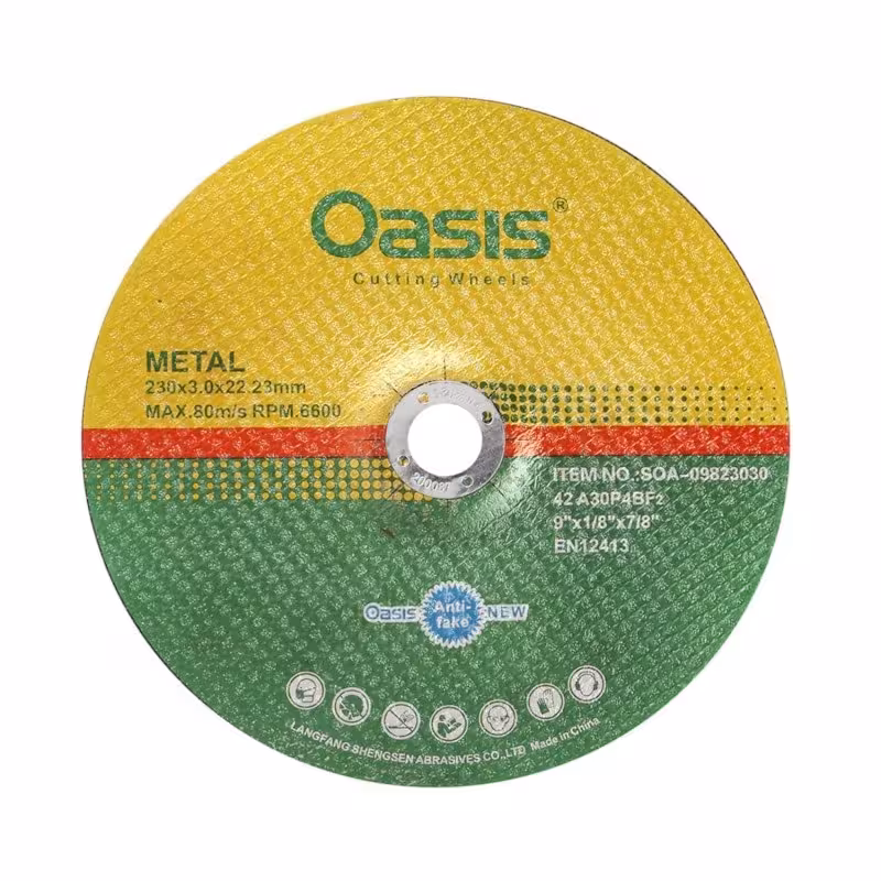 صفحه برش آهن بزرگ اوسیس سایز 230*3 میلیمتر Oasis