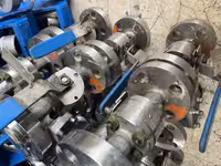 شیر توپی اینکونل 1/2 اینچ فلنج دار RTJ سه تیکه R12 کلاس 900 UNS NO6625 BODY CW-6HC