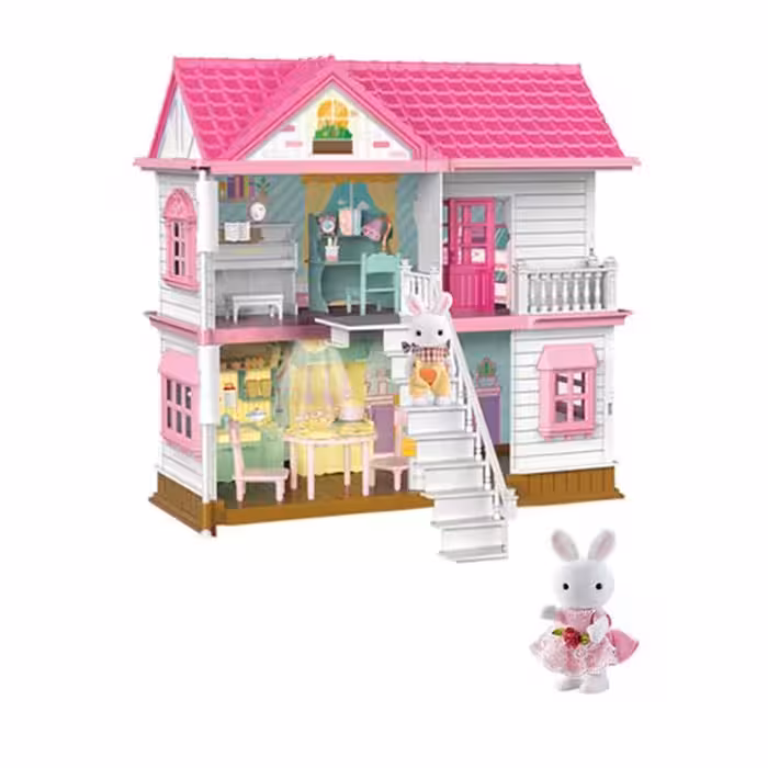 اسباب بازی خانه خرگوش مدل ویلا لاکچری 8823