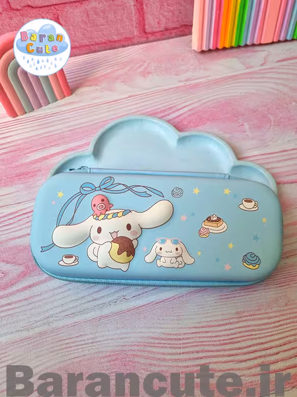 جامدادی نیم تبلتی برجسته طرح سینامورول آبی