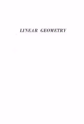 خرید و دانلود نسخه کامل کتاب Linear Geometry