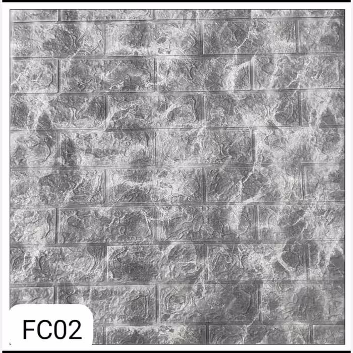 دیوارپوش فومی پشت چسبدار کد FC02 ابعاد70در70 cm ضخامت 5میل (پس کرایه)
