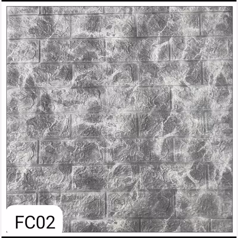 دیوارپوش فومی پشت چسبدار کد FC02 ابعاد70در70 cm ضخامت 5میل (پس کرایه)