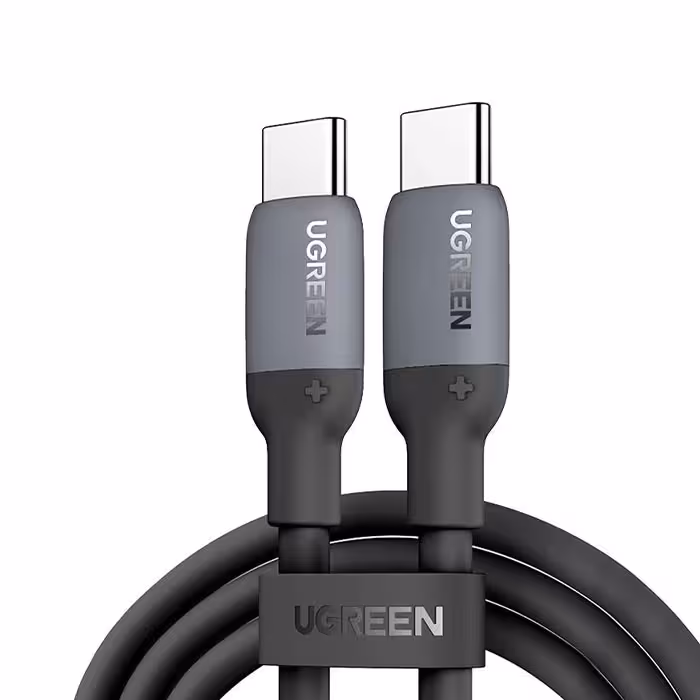 کابل شارژ 60W تایپ C به تایپ C یوگرین مدل US563 15283 به طول 1 متر
