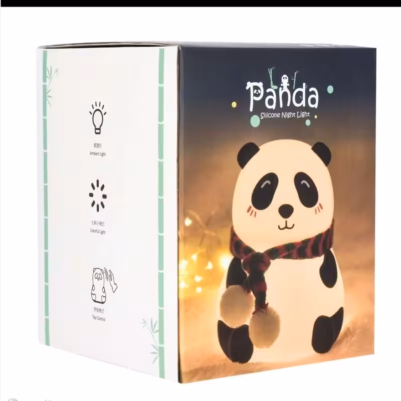 چراغ خواب سیلیکونی کودک طرح پاندا مدل ZH-121