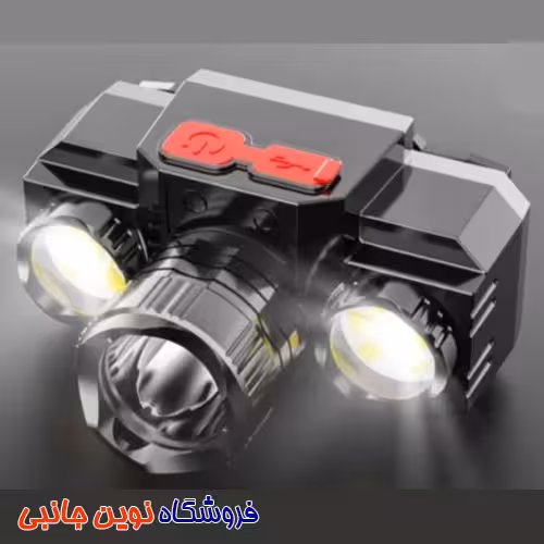 چراغ قوه پیشانی شارژی هدلایت روشنایی فوق العاده Headlight flashlight HF-8112 | HF-8112 (تک / عمده)