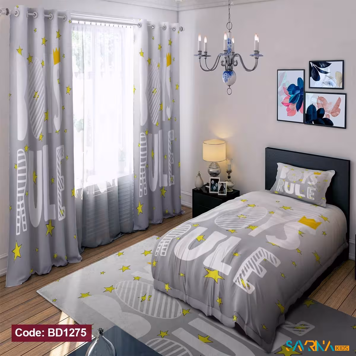 ست اتاق خواب طرح ستاره کد BD1275