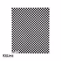 کاغذ مومی یکبار مصرف 33×40 سانتیمتری شطرنجی مشکی (کارتن 10 کیلوگرمی)