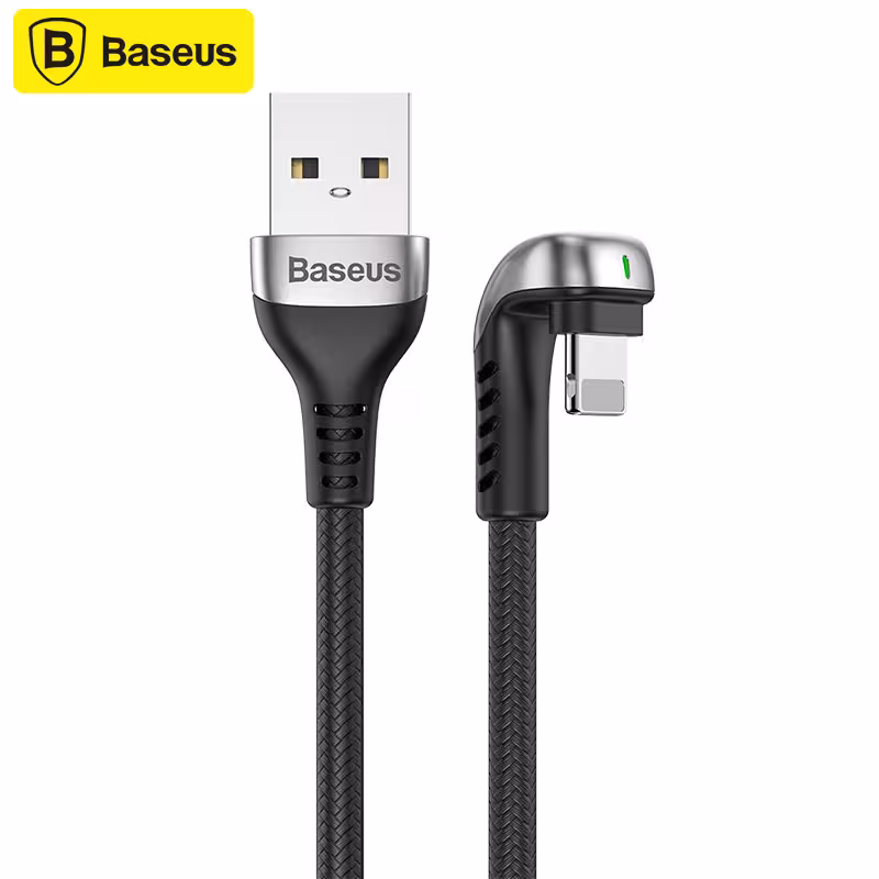 کابل لایتنینگ بیسوس Baseus Green U-shaped lamp Mobile Game CALUX-A01