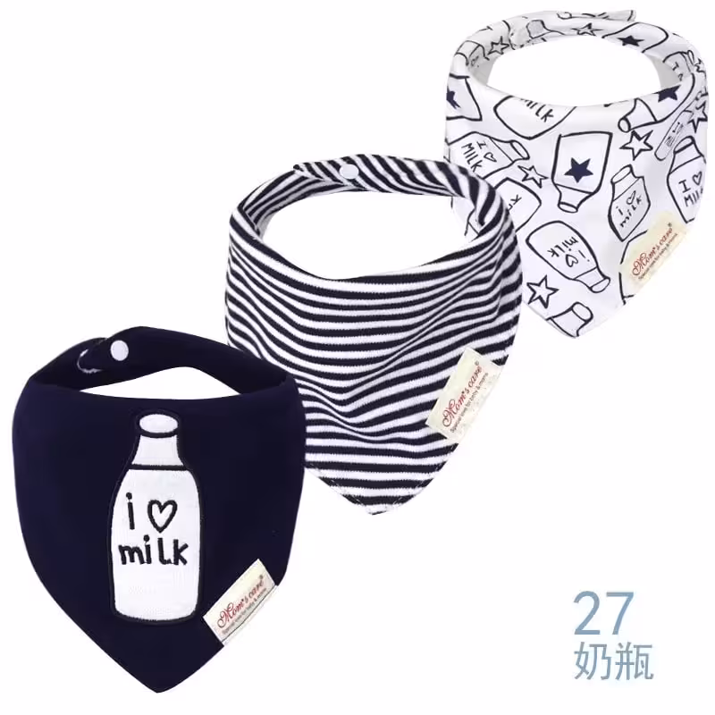 پیشبند و دستمال گردن نوزادی love milk