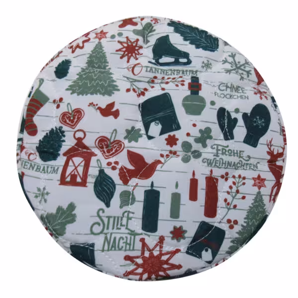 ماسون دم کنی زمینه سفید طرح کریسمس بزرگ