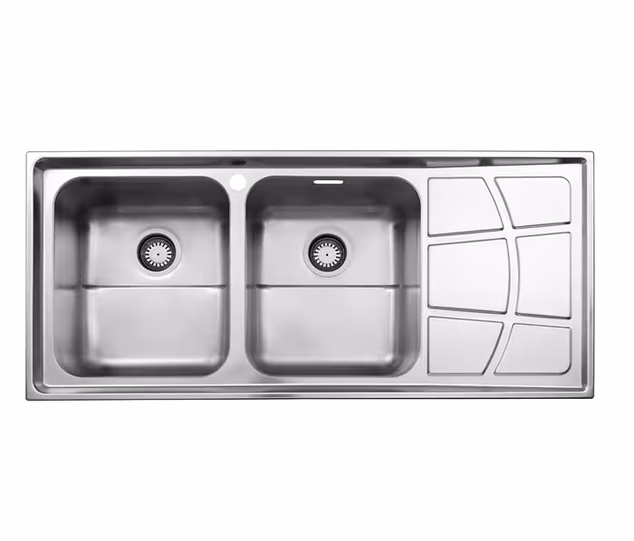 سینک استیل البرز لگن توکار 762