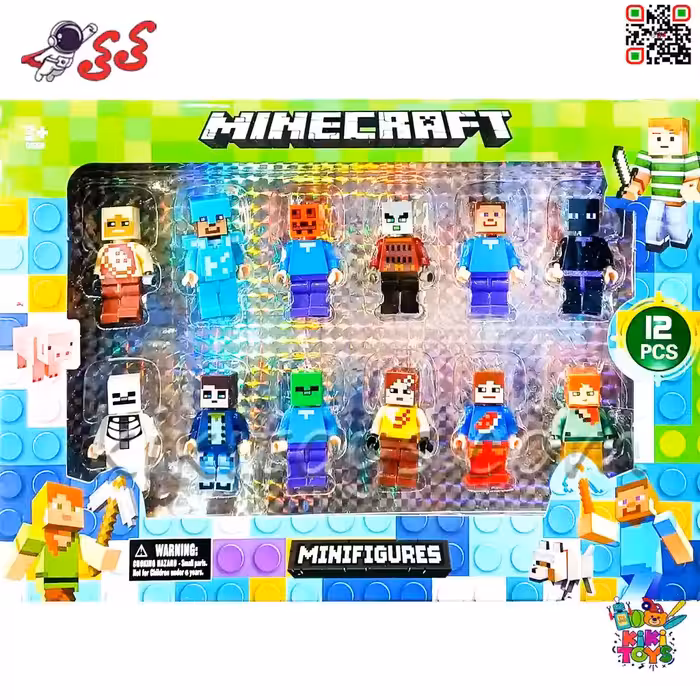 مینی‌فیگورهای لگویی ماینکرافت پک 12 عددی