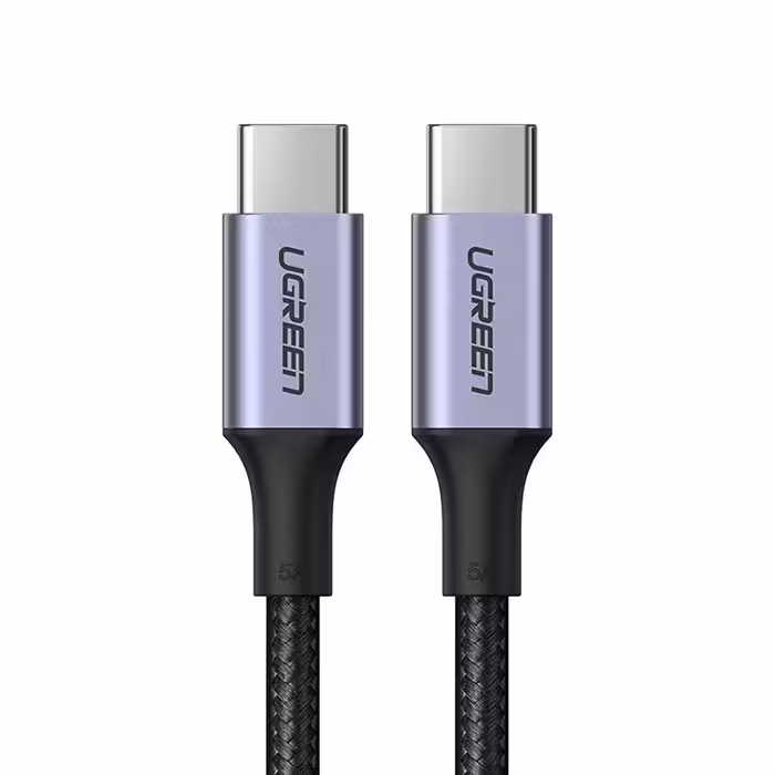 کابل شارژ 1 متری یوگرین مدل UGREEN USB-C to USB-C Cable US316