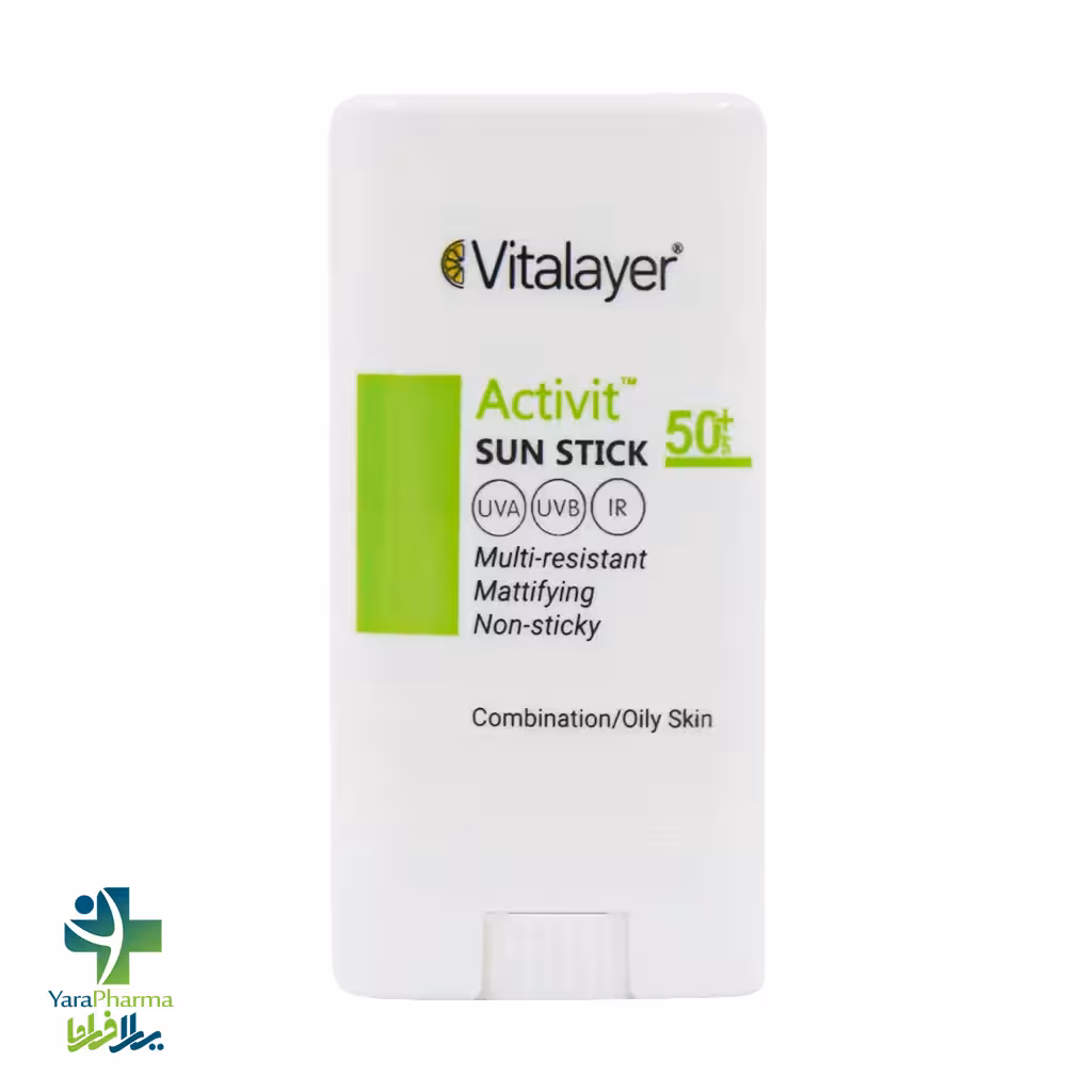 ضد آفتاب استیکی اکتیویت SPF50 ویتالیر 15 گرم