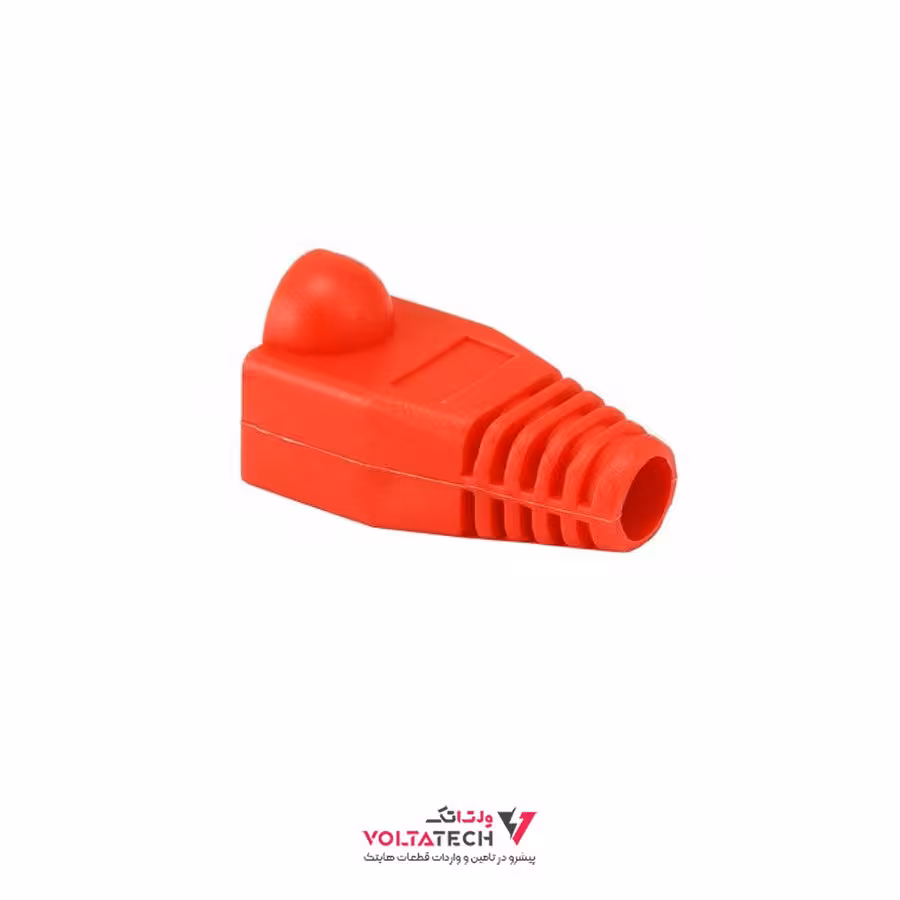 کاور سر سوکت شبکه 8P8C رنگ قرمز