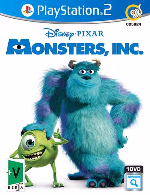 بازی Disney Pixar Monsters Inc برای PS2