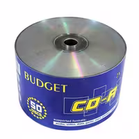 CD خام، برند باجت BUDGET، بسته 50 عددی