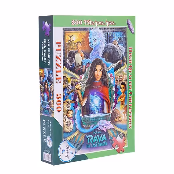 پازل 300 تکه مدل رینگ طرح رایا و آخرین اژدها