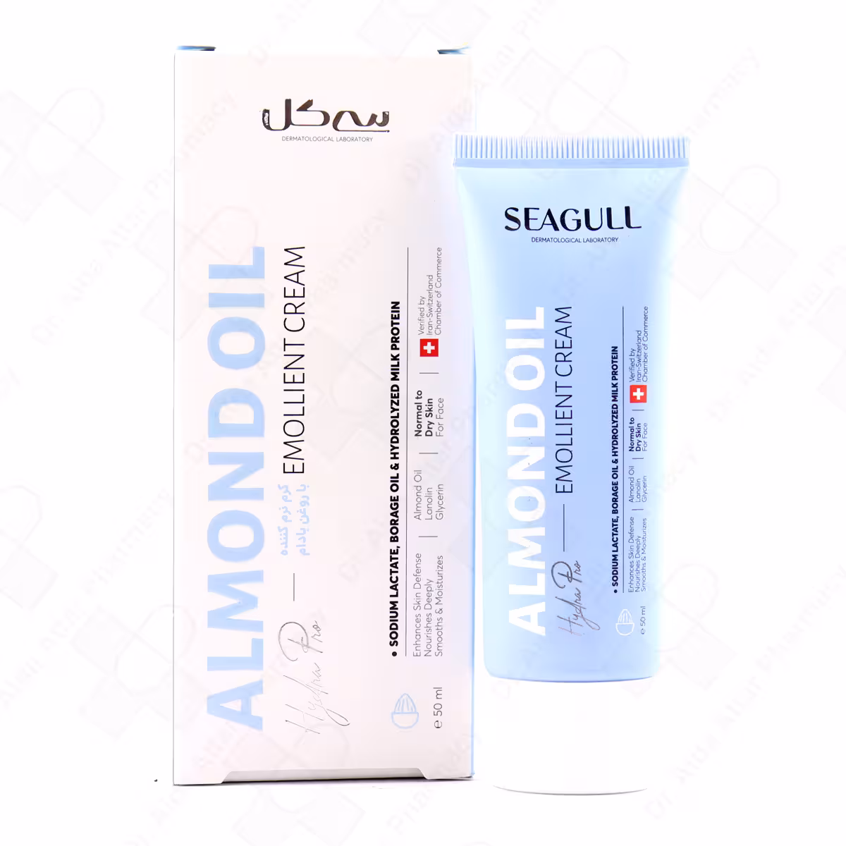 کرم نرم کننده ترک و خشکی پوست حاوی روغن بادام Seagull سی گل 50میلی لیتر