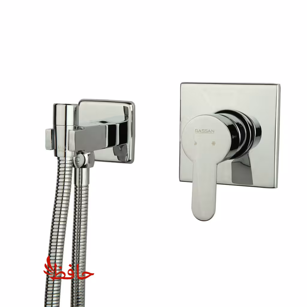 شیر توالت توکار راسان مدل ویوات فلت کروم