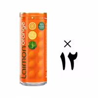 نوشیدنی گازدار پرتقالی لایمون پک 12 عددی Laimon Fresh