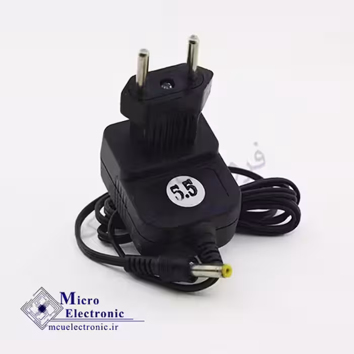 آداپتور 5.5 ولت 0.5 آمپر تلفن پاناسونیک
