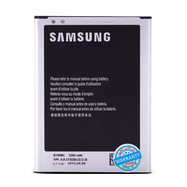 باتری اصلی گوشی سامسونگ Galaxy Mega 6.3 I9200 مدل B700BC