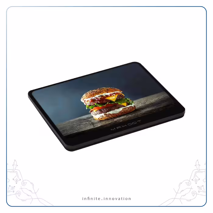 زیر لیوانی ماهوت مدل Hamburger