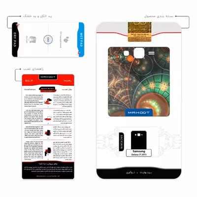 برچسب پوششی ماهوت مدل Mathematical Geometric Shape 3 مناسب برای گوشی موبایل سامسونگ Galaxy J7 2015