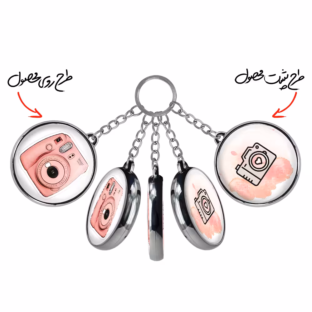 جاکلیدی خندالو طرح دوربین مدل دوطرفه کد 17761772