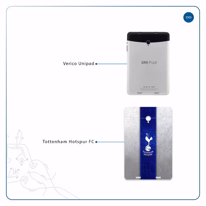 برچسب پوششی ماهوت مدل Tottenham Hotspur FC مناسب برای تبلت وریکو Unipad
