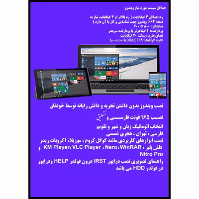 سیستم عامل Windows 11 Pro X64 2023 - Office 2021 Pro Plus نشر مایکروسافت 